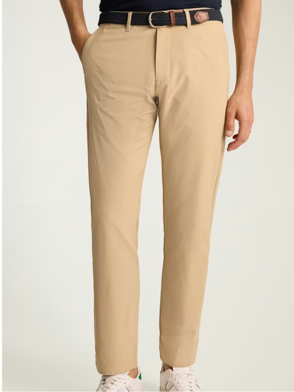 Bonobos Golf Pants Mens 40x32 Tan Slim Fit Performance Stretch Slacks Casual
